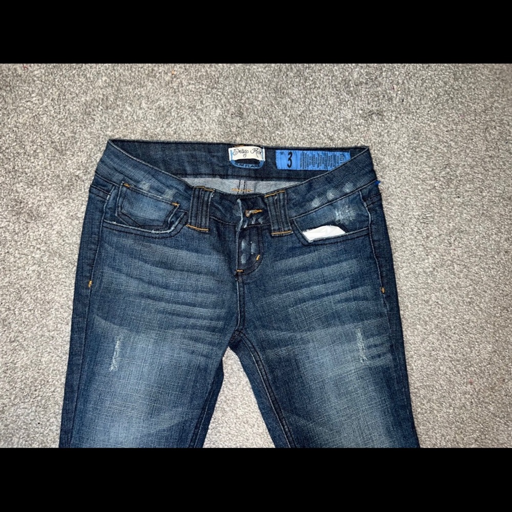 DARK WASH Y2K JEANS